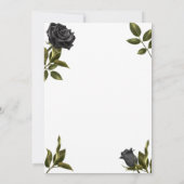 Gothic Halloween Wedding Save the Date (Achterkant)