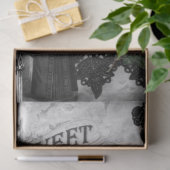 Gothic Halloween weduwe Ephemera Tissuepapier (Geschenk)