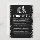 Gothic Halloween Wie Kent De Bruid Het Best Spel Kaart (Voorkant)