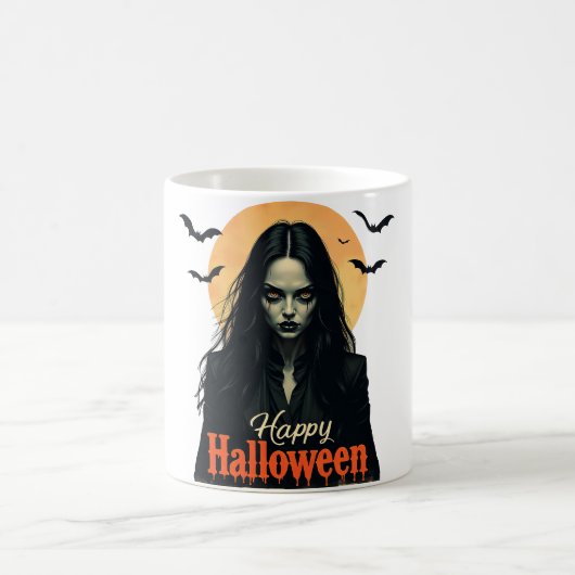 Gothic Halloween Witch Koffiemok (Center)