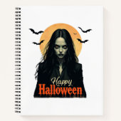 Gothic Halloween Witch Notitieboek (Voorkant)