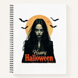 Gothic Halloween Witch Notitieboek