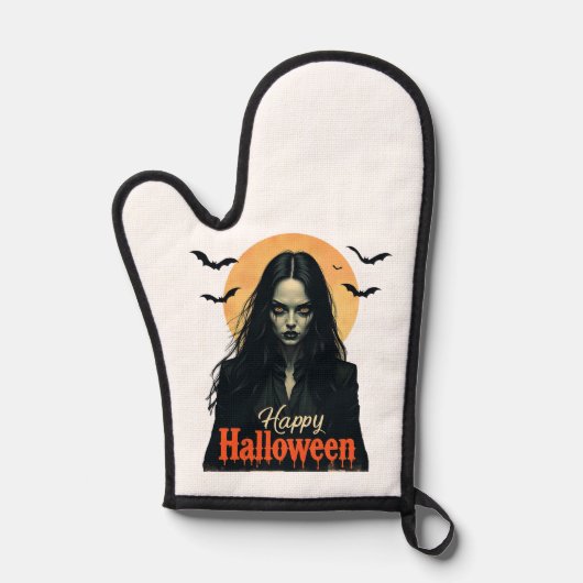 Gothic Halloween Witch Ovenwant (Voorkant)