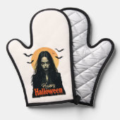 Gothic Halloween Witch Ovenwant (Voorkant / Achterkant)