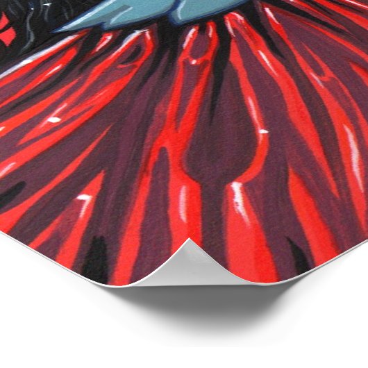 Gothic Halloween Witch Poster van Molly Harrison (Hoek)