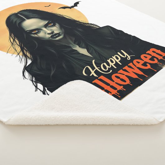 Gothic Halloween Witch Sherpa Deken (3/4)