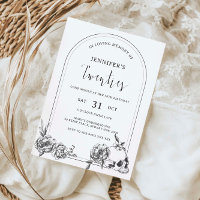 Gothic hand-getekarch 30th Birthday Party