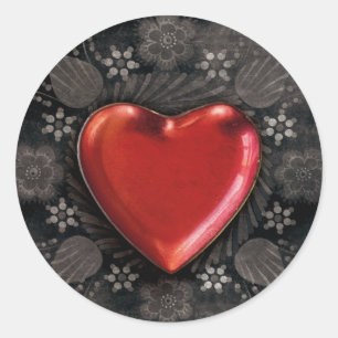 gothic hardestikels ronde sticker