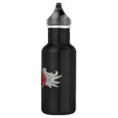 Gothic hart met Angel Wings Waterfles (Rechts)