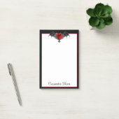 Gothic hart met bakboord post-it® notes (Kantoor)