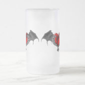 Gothic Hart met vleermuisvleugels Mok (Center)