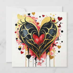 Gothic Hart Notitiekaart