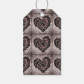 gothic hart roos cadeau labels cadeaulabel (Voorkant)