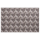 gothic hart roos print stof (Yard (91,4 cm))