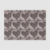 gothic hart roos weefselpapier tissuepapier (Voorkant)