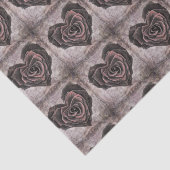 gothic hart roos weefselpapier tissuepapier (Detail)