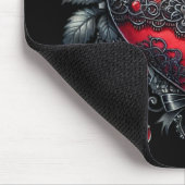 Gothic Hart Valentijnsdag Muismat (Hoek)