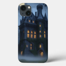 Gothic Haunted Castle iPhone-hoesje - Dark Fantasy
