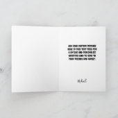 Gothic Haunted Family Victoriaans Red House Greeti Kaart (Binnen)