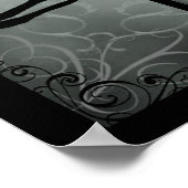 Gothic Haunted Forest - Omgekeerd Poster (Hoek)