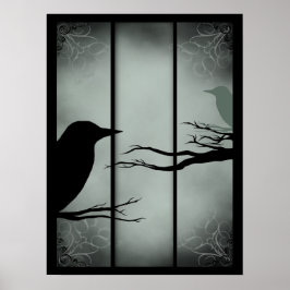 Gothic Haunted Forest - Omgekeerd Poster