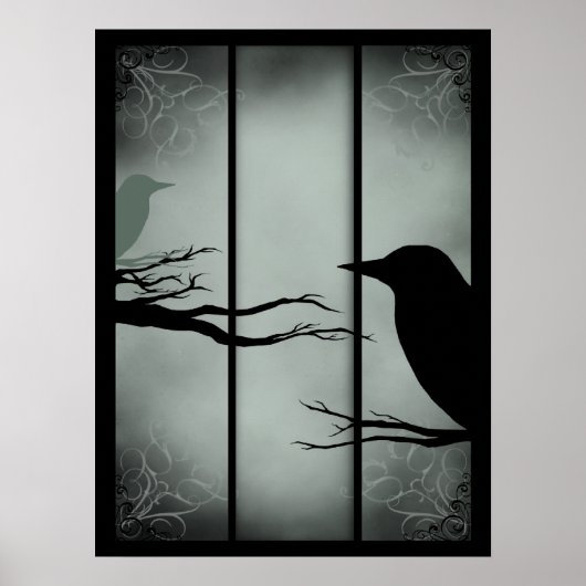 Gothic Haunted Forest Poster (Voorkant)
