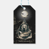 Gothic Haunted Halloween Kostuumfeest Cadeaulabel (Voorkant)