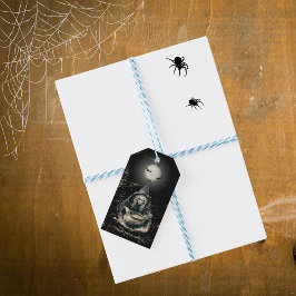 Gothic Haunted Halloween Kostuumfeest Cadeaulabel