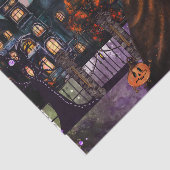 Gothic Haunted House Monster Family Tissue Paper Tissuepapier (Detail)