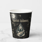Gothic Haunted House Witch Halloween Kostuumfeest Papieren Bekers (Voorkant)