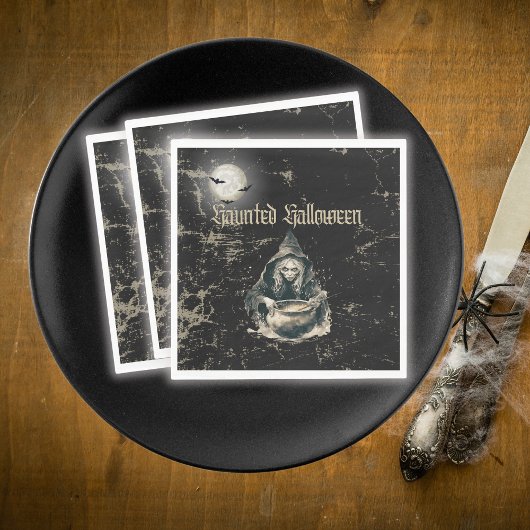 Gothic Haunted House Witch Halloween Kostuumfeest Servet