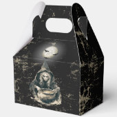 Gothic Haunted Witch Halloween Kostuumfeest Bedankdoosjes (Voorkant)