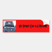 Gothic Hearse Bumpersticker (Voorkant)