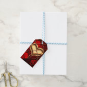 Gothic Heart, aangepast Cadeaulabel (Met Touw)