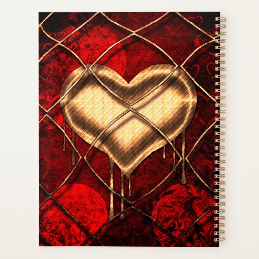 Gothic Heart, aangepast Planner (Achterkant)
