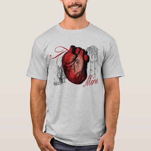 Gothic Heart be Mine T-shirt (Voorkant)