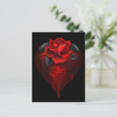 Gothic Heart Briefkaart (Staand voorkant)