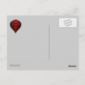 Gothic Heart Briefkaart (Achterkant)