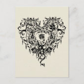  Gothic Heart Briefkaart (Voorkant)