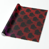Gothic Heart Cadeaupapier (Uitgerold)