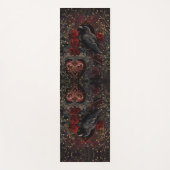 Gothic Heart Dark Beauty Romance Yogamat (Voorkant)