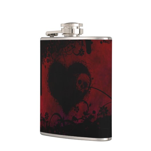 Gothic Heart Heupfles (Links)