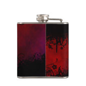 Gothic Heart Heupfles (Achterkant)