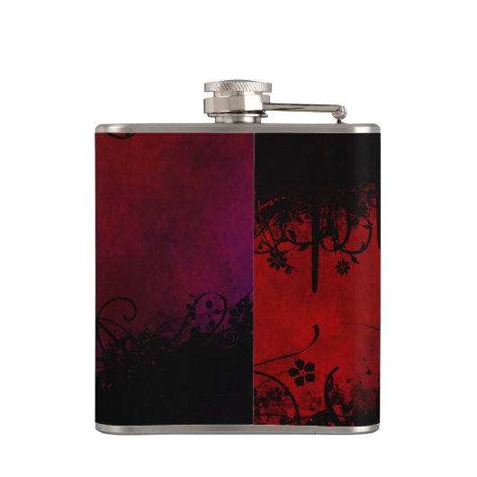 Gothic Heart Heupfles (Achterkant)