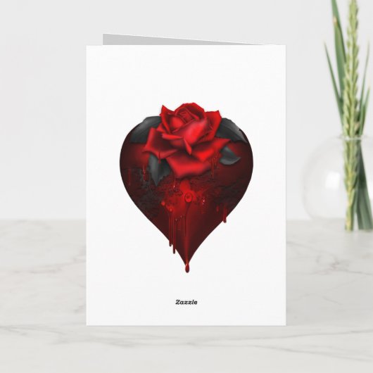 Gothic Heart Kaart (Achterkant)