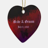 Gothic Heart Keepomwille Wedding Ornament (Links)