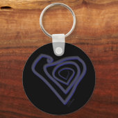 Gothic Heart Keychain. Sleutelhanger (Voorkant)