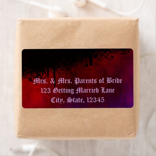 Gothic Heart Label (Insitu)