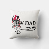 Gothic Heart New Dad T-shirts en cadeautjes Kussen (Achterkant)