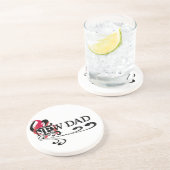 Gothic Heart New Dad T-shirts en cadeautjes Zandsteen Onderzetter (Zijkant)